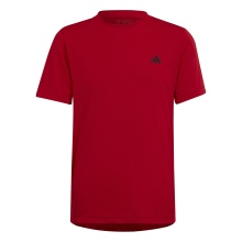 adidas Tennis-Tshirt Club 3-Streifen 2023 rot Jungen